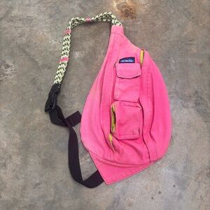 Kavu Slingback Rope Shoulder Pink Backpack Outdoors Hiking